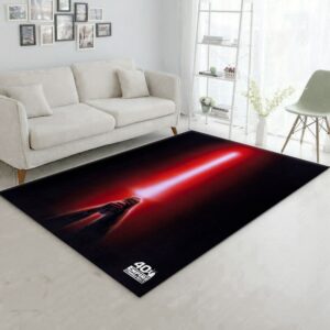 Red Star War Area Rug Carpet