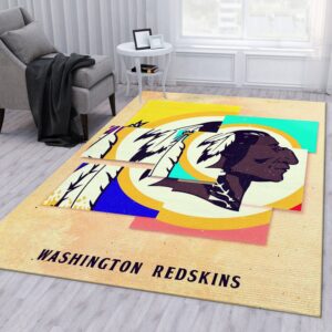 Redskins NFL Rug Bedroom Rug Floor Decor Home Decor