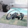 Rhino Rug Living Room Rug Family Gift US Decor