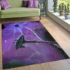 Rick And Morty Space Cartoon Area Rug Living Room Rug Christmas Gift US Decor