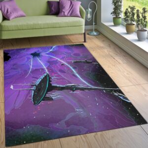 Rick And Morty Space Cartoon Area Rug Living Room Rug Christmas Gift US Decor
