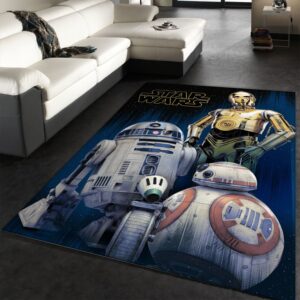 Robots Area Rug Star Wars Arts Rug US Gift Decor