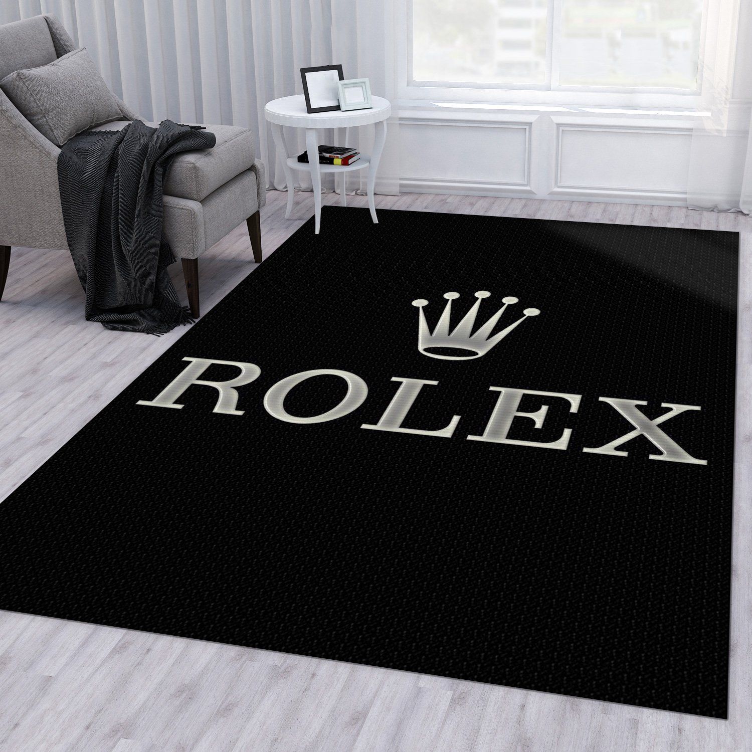 Rolex V2 Fashion Brand Bedroom Rug Home US Decor