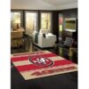 San Francisco 49ers Area Rug Nfl Football Floor Decor 03115