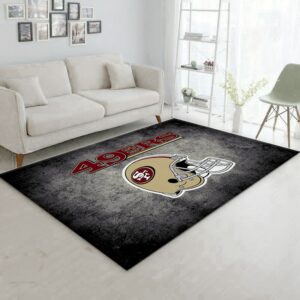 San Francisco 49ers Imperial Distressed Rug NFL Team Logos Area Rug