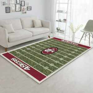 San Francisco 49ers Imperial Homefield Rug NFL Team Logos Area Rug