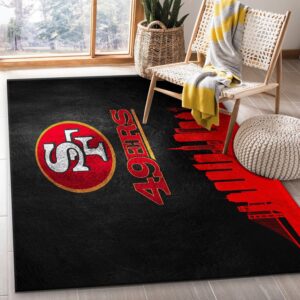 San Francisco 49ers NFL Area Rug Carpet