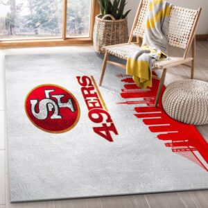 San Francisco 49ers NFL Team Logos Area Rug