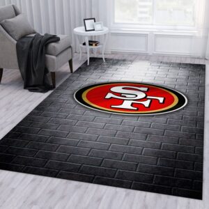 San Francisco 49ers Nfl Rug Living Room Rug Family Gift US Decor