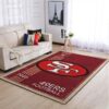 San Francisco 49ers Nfl Team Logo Retro Style Nice Gift Home Decor Rectangle Area Rug