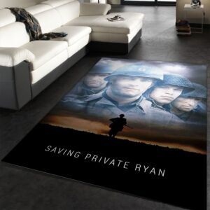 Saving Private Ryan Area Rug Movie Rug Home US Decor