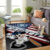 Seattle Mariners Mlb Team Logo Mickey Us Style Nice Gift Home Decor Rectangle Area Rug