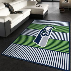 Seattle Seahawks Imperial Champion Rug NFL Team Logos Area Rug