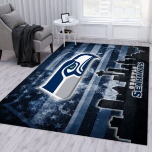Seattle Seahawks NFL Rug Living Room Rug US Gift Decor