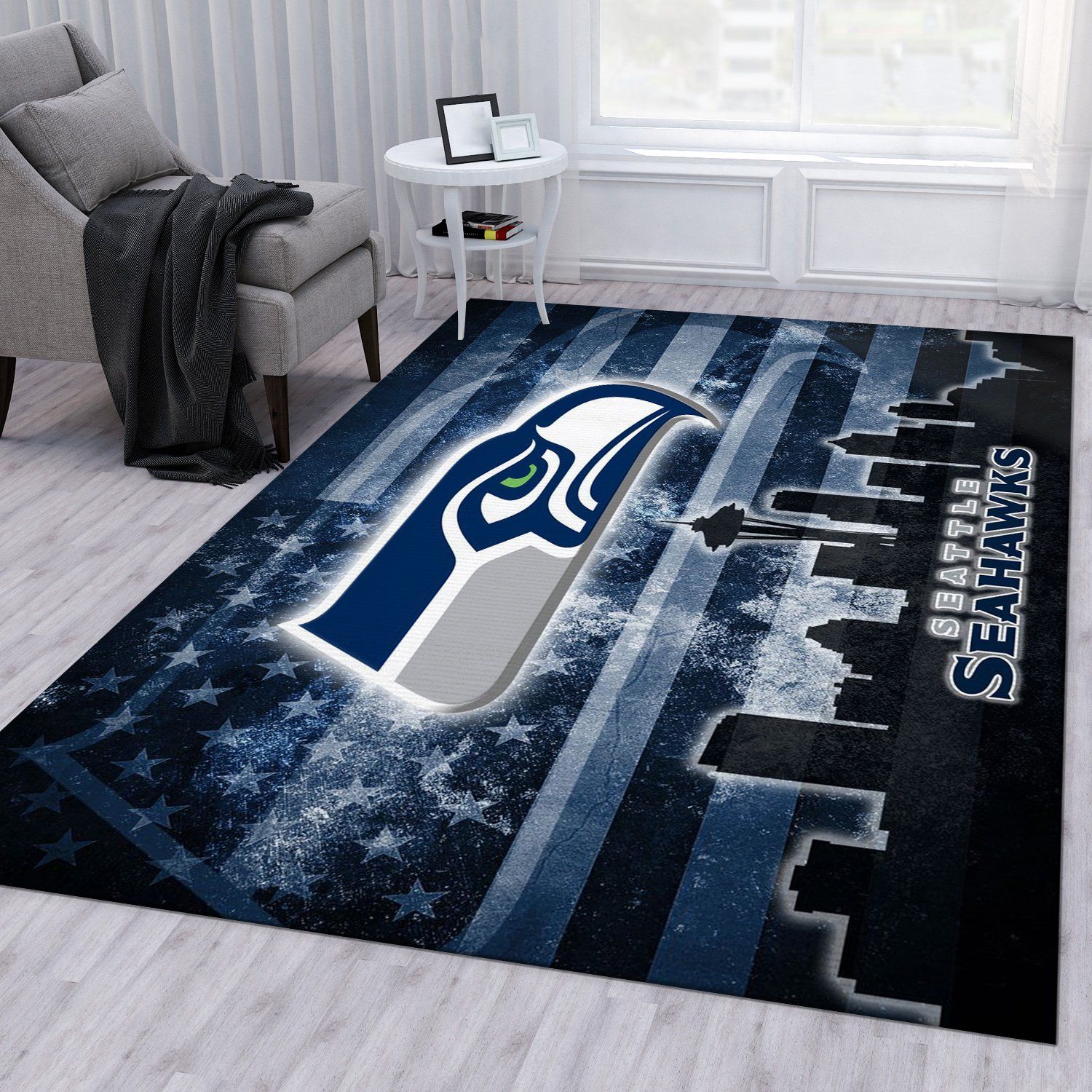 Seattle Seahawks NFL Rug Living Room Rug US Gift Decor