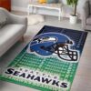 Seattle Seahawks Nfl Team Area Rug Rugs For Living Room Rug Home Decor