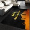 Seattle Seahawks Skyline NFL Area Rug For Christmas