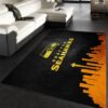Seattle Seahawks Skyline NFL Area Rug For Christmas