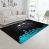 Seattle Seahawks Skyline NFL Team Logos Area Rug