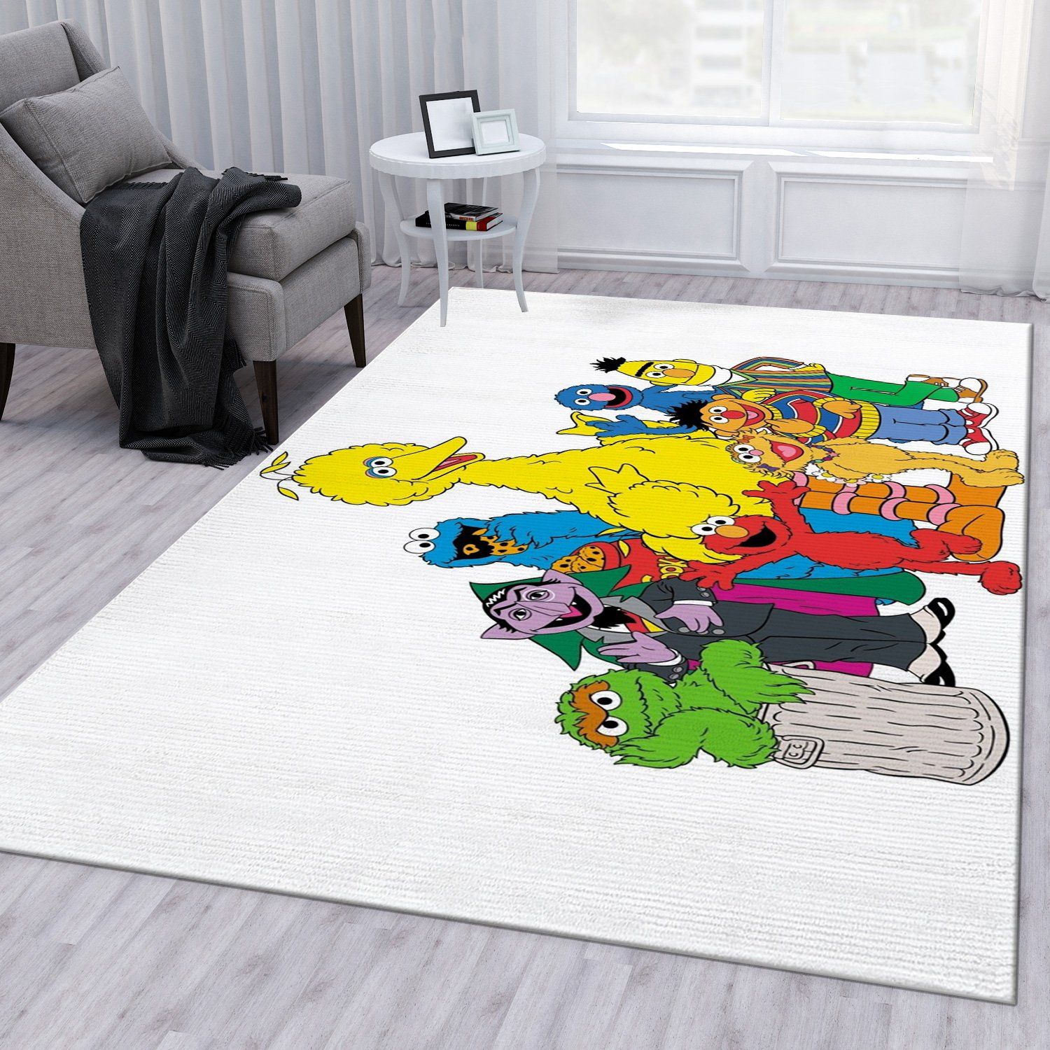 Sesame Street 1 Area Rug For Christmas Bedroom Rug Home US Decor