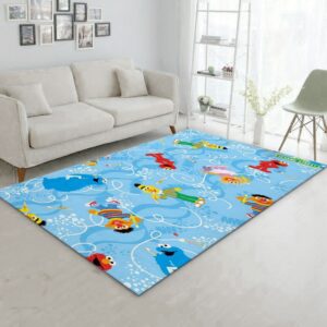 Sesame Street 6 Area Rug Bedroom Rug Home US Decor