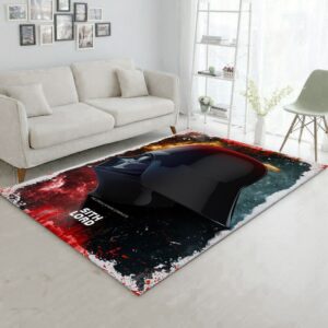 Sith Lord Star Wars Movie Rug Star Wars Helmets Arts Rug Family Gift US Decor
