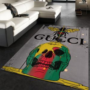 Gucci Black Monogram With Museo Logo Red And Green Stripes Round Living  Room Rug - Shop trending fashion in USA and EU