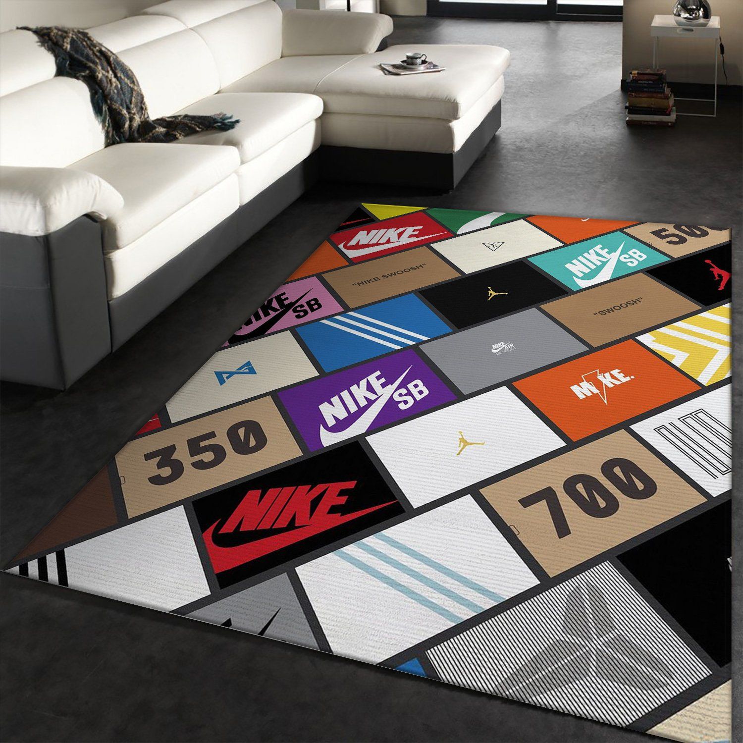 nike swoosh rug