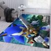 Sonic Knight Ver4 Area Rug Living Room Rug Home US Decor