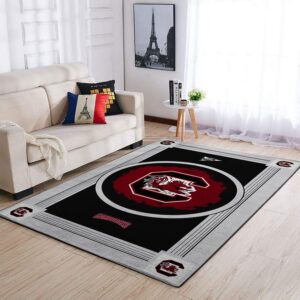 South Carolina Gamecocks Ncaa Team Logo Nice Gift Home Decor Rectangle Area Rug