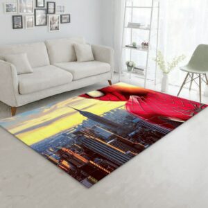 Spiderman Ver5 Hero Area Rug Living Room Rug Family Gift US Decor
