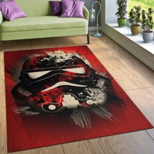 Splatter Star War Area Rug