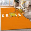 Spongebob Jumpman Jordan Area Rug Bedroom Rug Family Gift US Decor