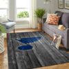 St Louis Blues Nhl Team Logo Grey Wooden Style Nice Gift Home Decor Rectangle Area Rug
