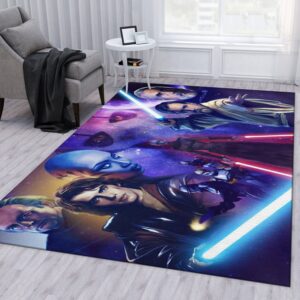 Star War Ver4 Christmas Gift Rug Living Room Rug Floor Decor Home Decor