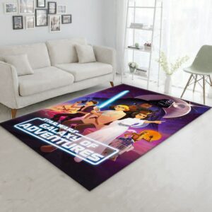 Star Wars Area Rug Star Wars Galaxy Of Adventures Home US Decor