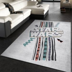 Star Wars Pattern Rug Star Wars Arts Rug Home US Decor