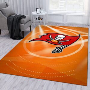Tampa Bay Buccaneers NFL Area Rug For Christmas Bedroom Rug US Gift Decor