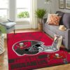 Tampa Bay Buccaneers Nfl Team Logo Helmet Nice Gift Home Decor Rectangle Area Rug