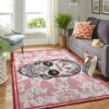 Tampa Bay Buccaneers Nfl Team Logo Skull Flower Style Nice Gift Home Decor Rectangle Area Rug
