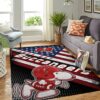 Tampa Bay Buccaneers Nfl Team Logo Snoopy Us Style Nice Gift Home Decor Rectangle Area Rug