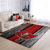 Tampa Bay Buccaneers Nfl Team Logo Wooden Style Style Nice Gift Home Decor Rectangle Area Rug
