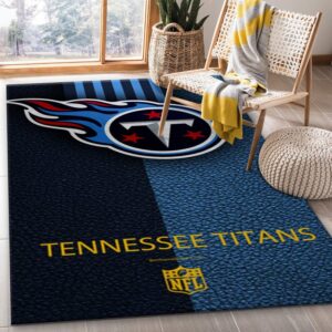 Tennessee Titans 6 NFL Noel Gift Rug Bedroom Rug Floor Decor Home Decor