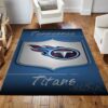 Tennessee Titans 7 NFL Christmas Gift Rug Living Room Rug Floor Decor Home Decor