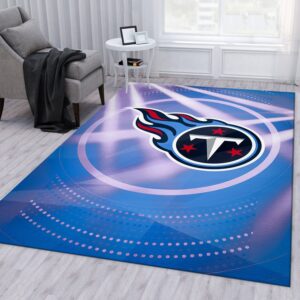 Tennessee Titans NFL Area Rug For Christmas Bedroom Rug Family Gift US Decor