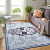 Tennessee Titans Nfl Team Logo Skull Flower Style Nice Gift Home Decor Rectangle Area Rug