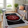 Texas A M Aggies Ncaa Team Logo Nice Gift Home Decor Rectangle Area Rug