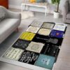 The Beatles Song V1 Living Rooms Area Rug Carpet