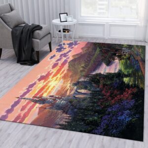 The Beauty In Beast Kingdom Noel Gift Rug Bedroom Rug Floor Decor Home Decor