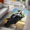 The Doctor Valentino Rossi Vr46 Area Rug Rugs For Living Room Rug Home Decor